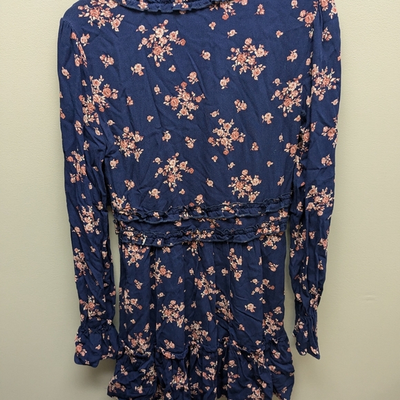 Altar’d State Women's Navy Floral Dress XS Extra Small - Picture 3 of 4